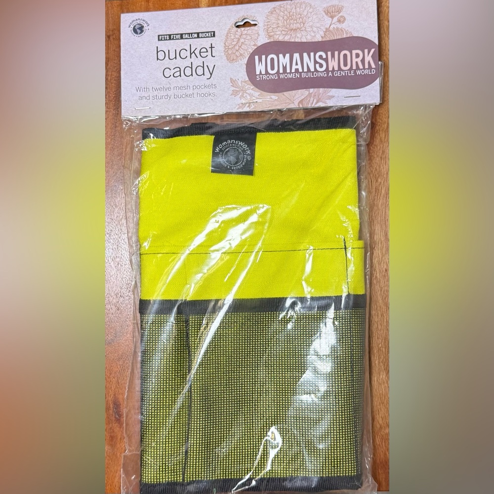Women’s Work Yellow Bucket Caddy